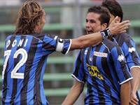 Cristiano Doni & Simone Padoin, Atalanta, Atalanta-Siena (Foto Grazia Neri)