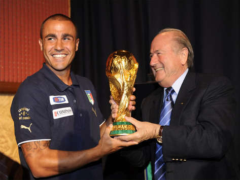 Fabio Cannavaro & Joseph Blatter (Foto Grazia Neri)
