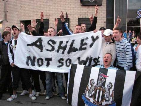 Newcastle United fans (PA)
