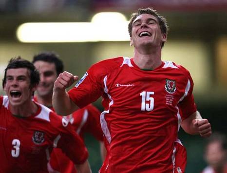 WCQ: Sam Vokes, Wales - Azerbaijan (PA)