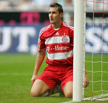Miroslav Klose in der Krise (firo)