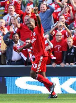 EPL: Ryan Babel, Liverpool - Manchester United (PA)
