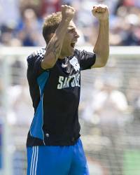 MLS: Darren Huckerby, San Jose Earthquakes, September 2008 (ISI)
