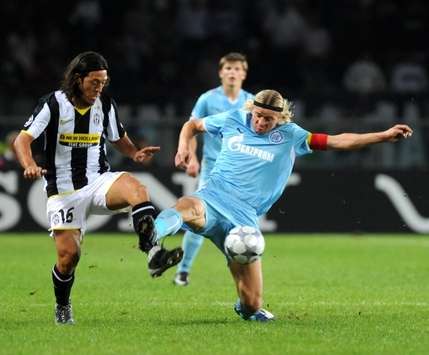 Camoranesi -Tymoshchuk, Juventus-Zenit - CL (Foto Grazia Neri)