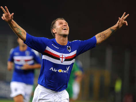 Antonio Cassano è sempre più leader della sua Samp! (Grazia Neri)