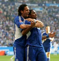 Bundesliga: Schalke 04, Farfan, Kuranyi (firo)