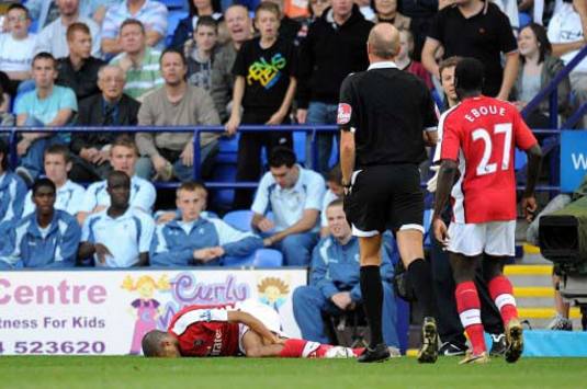 EPL: Gael Clichy, Bolton Wanderers v Arsenal (PA)