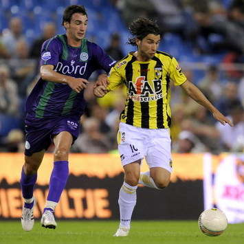 Vitesse - FC Groningen, Koen van de Laak and Santi Kolk (foto ANP)