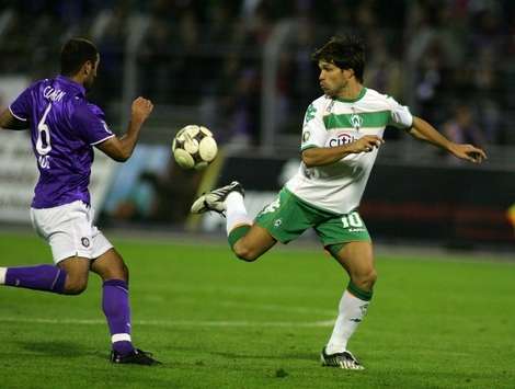 Werder Bremen und Diego marschierten im Spaziergang ins Achtelfinale (firo)