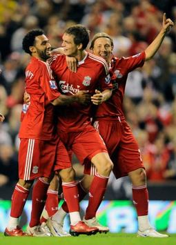 CC: Daniel Agger, Liverpool v Crewe Alexandra (PA)