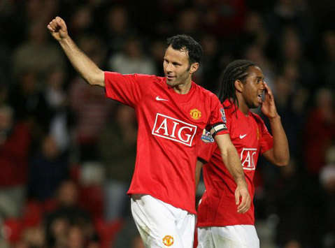 CC: Ryan Giggs, Manchester United v Middlesbrough (PA)