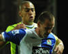 CC: Andre Ooijer and James Vaughan, Blackburn Rovers v Everton (PA) CC: Andre Ooijer and James Vaughan, Blackburn Rovers v Everton (PA)