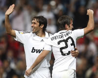Raul, Van der Vaart, Real Madrid-Sporting (Marca)
