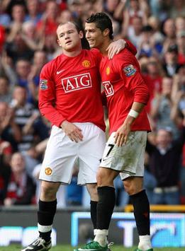 EPL: Wayne Rooney and Cristiano Ronaldo, Manchester United - Bolton Wanderers (PA)