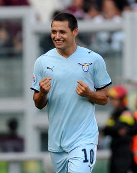 Mauro Zarate ancora a segno, stavolta contro il Torino (Foto Grazia Neri)