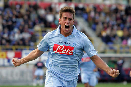 Denis the Menace: Napoli new boy German Denis breaks Bologna hearts with his late winner.