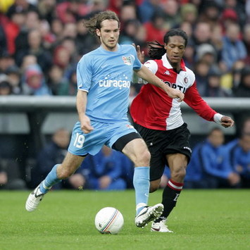 Tim Janssen vs Serginho Greene, Feyenoord - NEC (Foto PROSHOTS)
