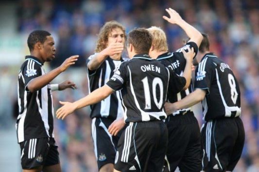 EPL: Damien Duff, Everton v Newcastle United (PA)