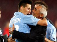 Marek Hamsik & Edy Reja - Napoli - Serie A (Grazia Neri)