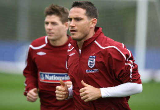 Frank Lampard and Steven Gerrard - England (PA)