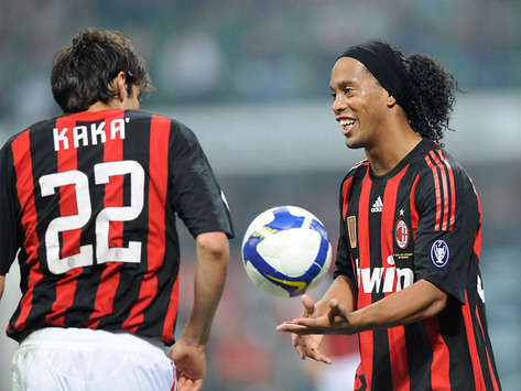 Ricardo Kaka & Ronaldinho - Milan-Inter - Serie A (Grazia Neri)