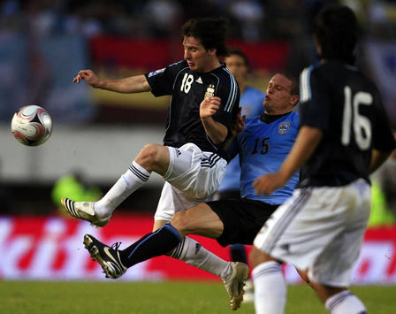 WCQ: Messi - Eguren - Argentina-Uruguay (Mexsport)