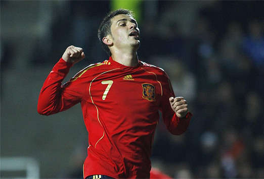 David Villa, Estonia-Spain (Marca)