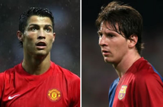 Cristiano Ronaldo, Messi (PA)