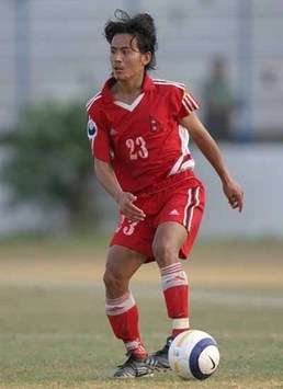 Nepal National midfielder Bijaya Gurung