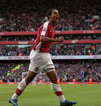 EPL: Theo Walcott, Arsenal v Everton (PA)