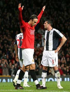 EPL: Dimitar Berbatov, Manchester United v West Bromwich (PA)