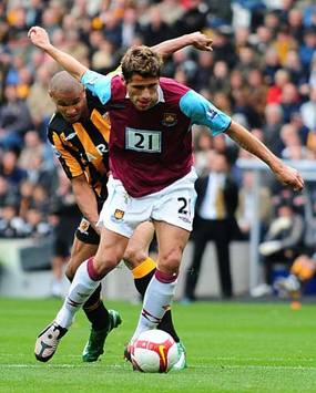EPL: Valon Behrami - Daniel Cousin, Hull City - West Ham United (PA)