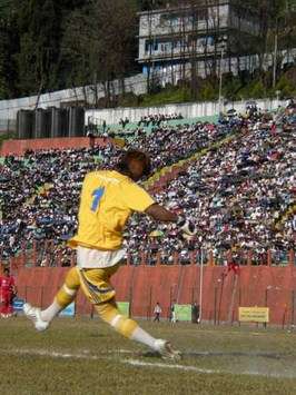 Governor's Gold Cup: Three Star Nepal Goalkeeper in action.