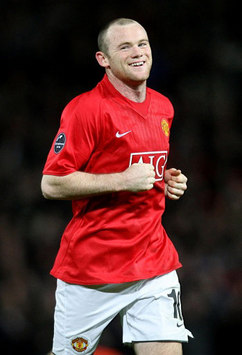 Wayne Rooney is all smiles after scoring in Manchester United's win against Celtic. (PA)