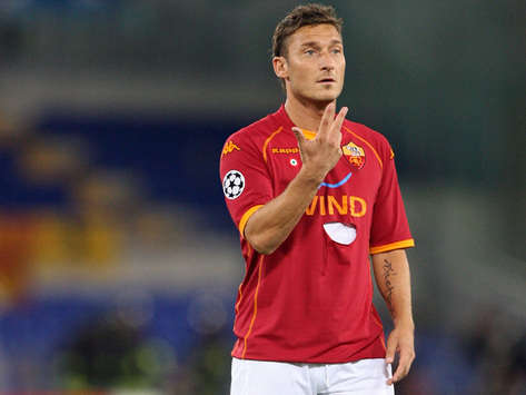 Francesco Totti è il capitano della Roma (Foto Grazia Neri)