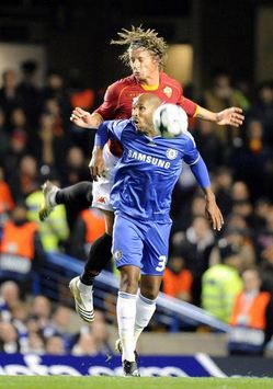 CL: Nicolas Anelka - Philippe Mexes, Chelsea - A.S. Roma (PA)
