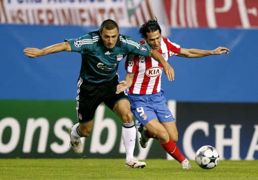 Şampiyonlar Ligi: Dossena (Atletico Madrid) - Luis Garcia (Liverpool) (PA)