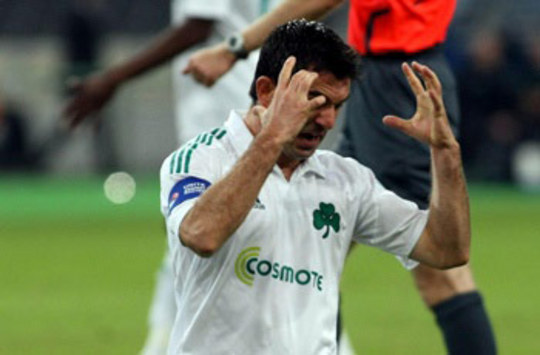 Panathinaikos v Werder-Bremen / Karagounis (INTIME)