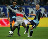 Uefa-Cup: Schalke 04 - Paris St. Germain, Ngoyi, Ernst, Engelaar (firo)