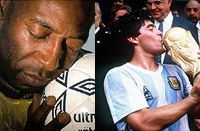 Pele vs. Maradona (GOAL.com)