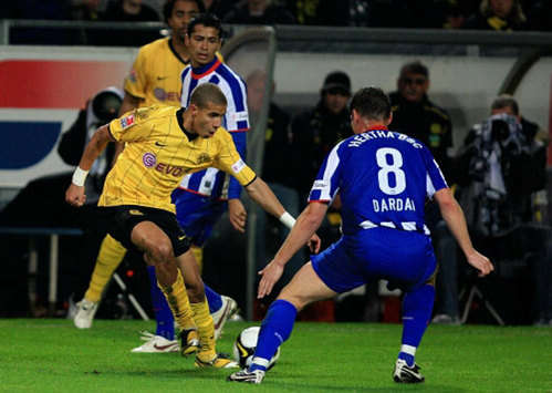 Bundesliga: Borussia Dortmund - Hertha BSC, Zidan, Dardai (firo)