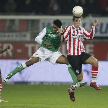 Leroy Fer vs Kevin Strootman, Sparta - Feyenoord (Foto ANP)