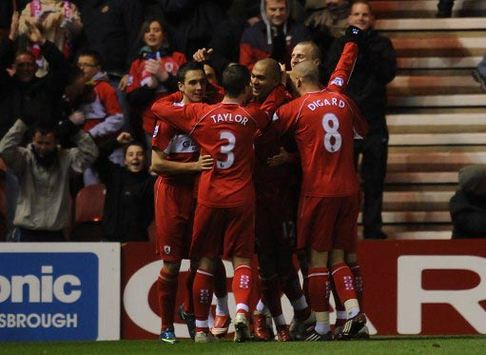 EPL: Afonso Alves, Middlesbrough v Manchester City (PA)
