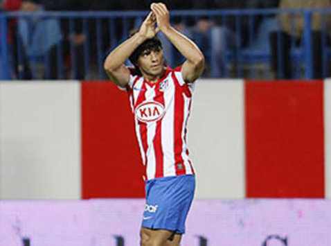 El 'Kun' Agüero anotó el 'doblete' del Atlético en la victoria ante el Mallorca (Marca)