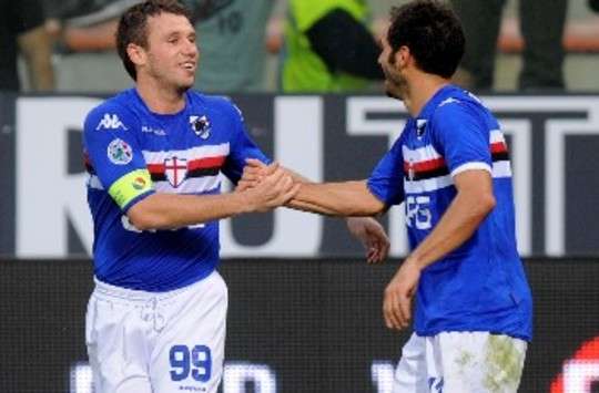 Antonio Cassano & Claudio Bellucci - Sampdoria-Torino - Serie A (Grazia Neri)