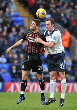 EPL: Andrew O'Brien - Ched Evans, Bolton Wanderers - Manchester City (PA)