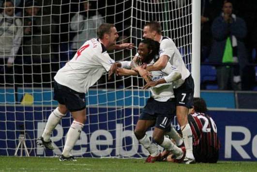 EPL: Ricardo Gardner, Bolton Wanderers - Manchester City (PA)