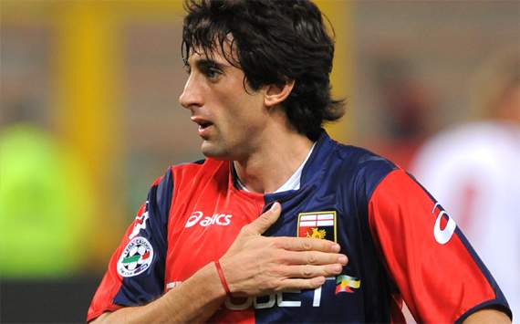Diego Milito during Genoa's clash with Ravenna - the best striker in Europe?