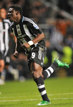 EPL: Obafemi Martins, Newcastle United v Aston Villa (PA)