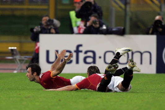 Vucinic - Roma-Chelsea Champions League (Grazia Neri)